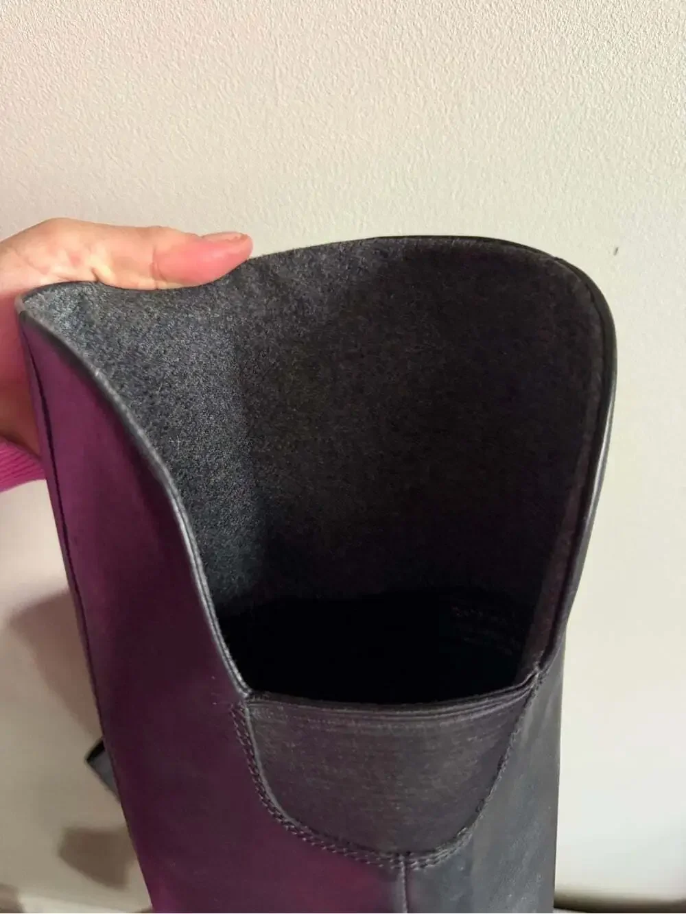 Cole Haan Parsons Riding/Equestrian Black Leather OverKnee Boots - Waterpoof 6.5